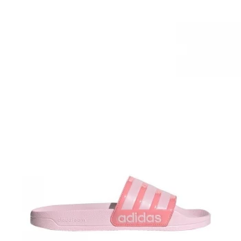 Image of adidas Adilette Shower Slides Womens - Clear Pink / Clear Pink / Supe
