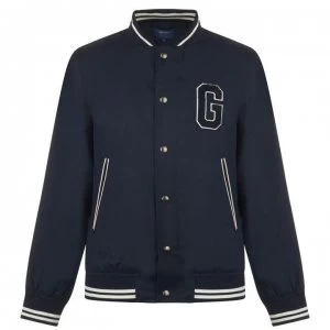 Image of Gant Gant Varsity Jacket Mens - Blue 433
