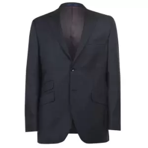 Image of Howick Tailored Atkinson Tonal Check Suit Jacket - Blue