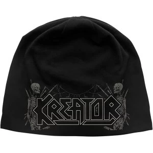 Image of Kreator - Skull & Skeletons Unisex Beanie Hat - Black