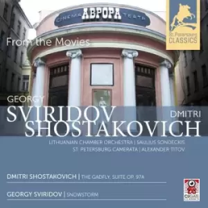 Image of Georgy Sviridov/Dmitri Shosktakovich From the Movies by Georgy Sviridov CD Album