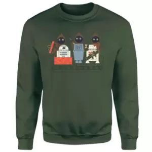 Image of Star Wars A Jawas Gift Christmas Jumper - Green - S