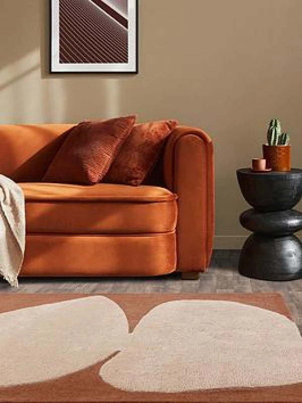 Image of Asiatic Canvas 200X290Cm 05 Collage Rug, Orange CANV2002900005