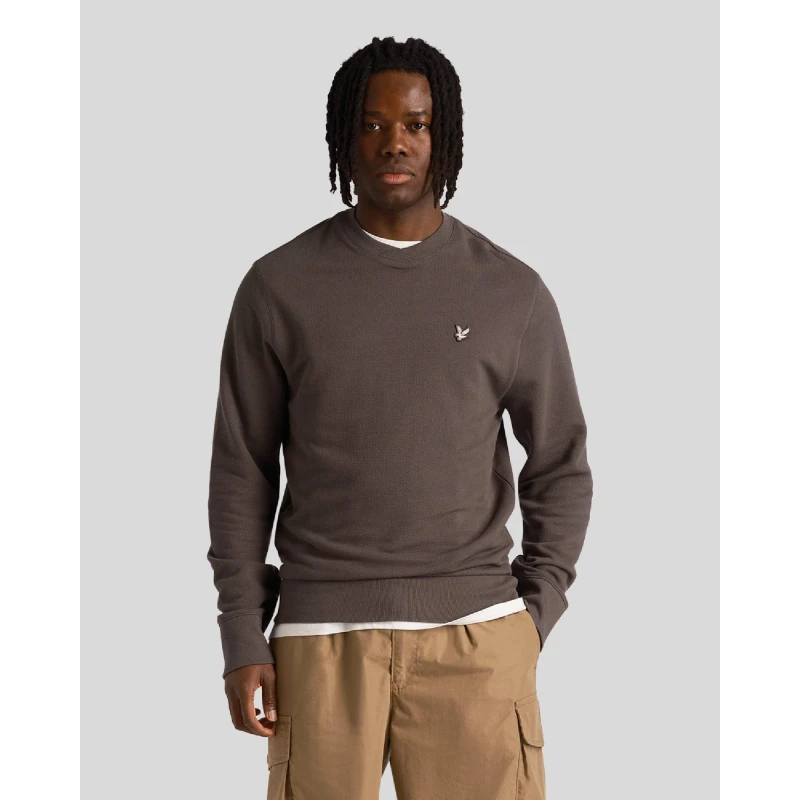 Image of Lyle and Scott Loopback Utility Sweatshirt Grey male XS