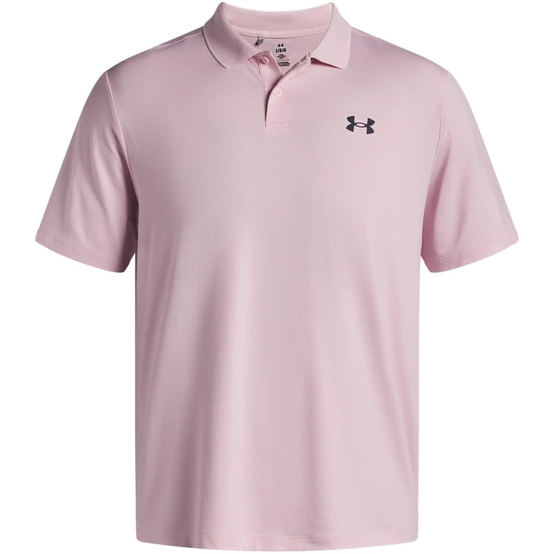 Image of Under Armour Armour Matchplay Polo Mens - Pink Pink M