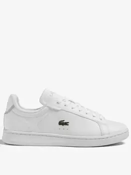 Image of Lacoste Carnaby Pro Bl 23 Trainers - White, Size 2 Older