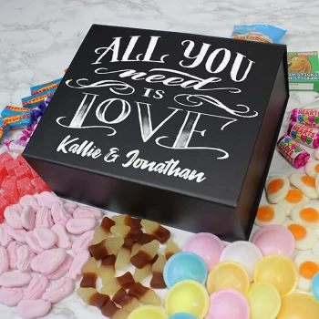 Image of All You Need Is Love Deluxe Sweet Box - Black
