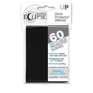 Image of Ultra Pro Eclipse PRO Matte Black Small 60 Deck Sleeves Case of 12