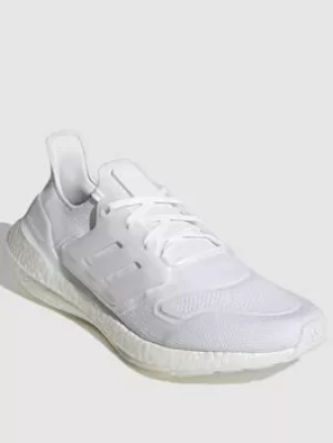 Image of Adidas Ultraboost 22, White/White, Size 8, Men
