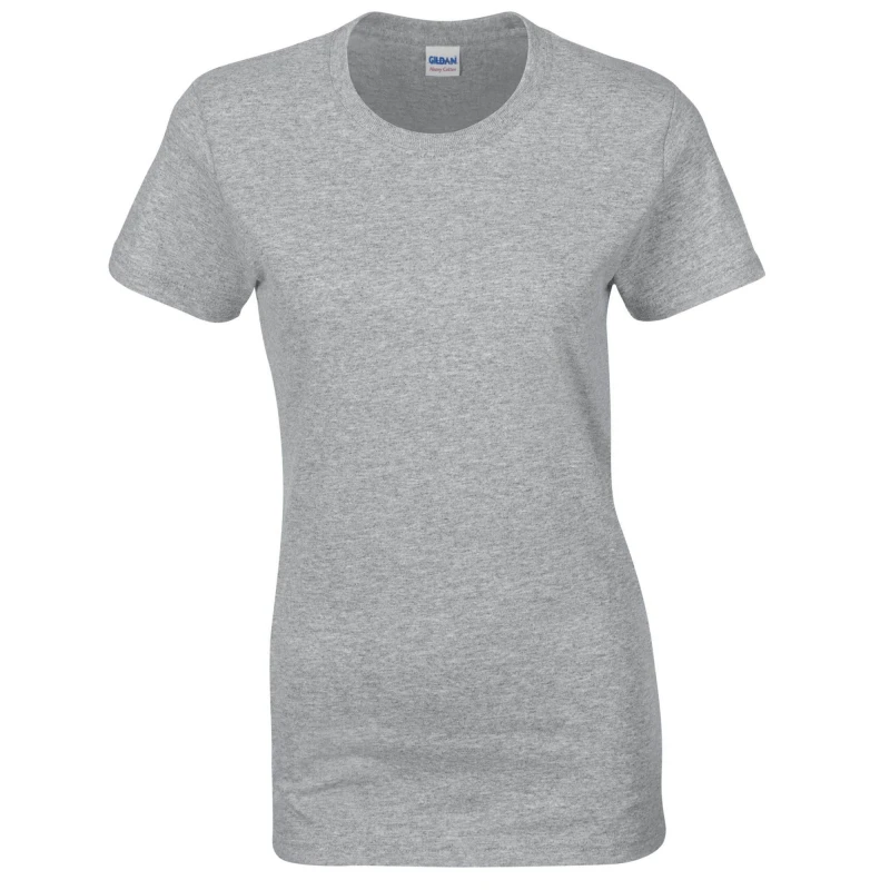 Image of Gildan Heavy Cotton T-Shirt Grey female