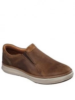 Image of Skechers Moreno Slip-On Shoes - Brown