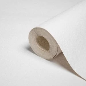 Image of BQ White Small stipple Textured Paintable Wallpaper