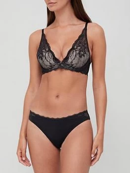 Image of Calvin Klein Lace Brief - Black, Size S, Women