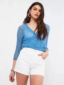 Image of Joe Browns Joe Browns Sea Breeze 2 Way Cardigan Blue Women