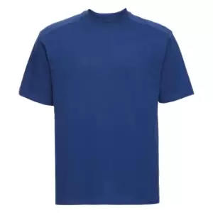 Image of Russell Europe Mens Workwear Short Sleeve Cotton T-Shirt (2XL) (Bright Royal)