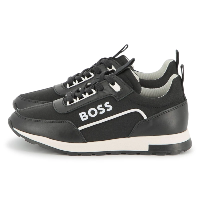 Image of Boss Boss Trainers Juniors - Black 3.5