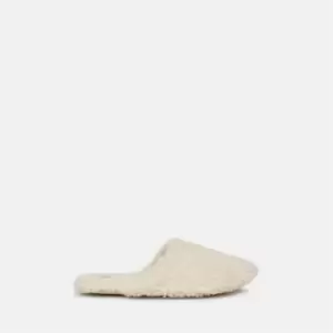 Image of Missguided Borg Mule Slippers - Cream