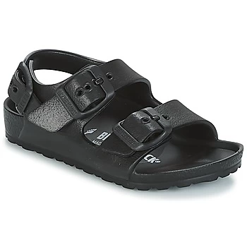 Image of Birkenstock MILANO-EVA boys's Childrens Sandals in Black - Sizes 7 toddler,8 toddler,8.5 toddler,9 toddler,10 kid,11 kid,11.5 kid,13 kid,13.5 kid,1 ki