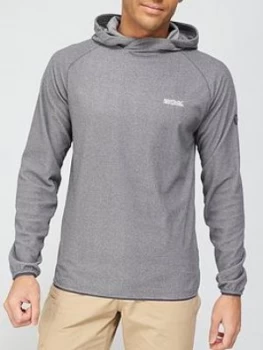 Image of Regatta Monte Fleece Hoodie - Grey, Size S, Men