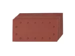 Image of Silverline 538991 Hook Loop 1/2 Sheets Punched 10pce 2 x 60 3 x 80 120 2 x 240G