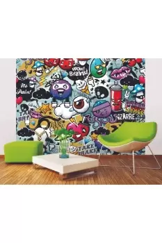 Image of Graffiti Monster Wall Mural
