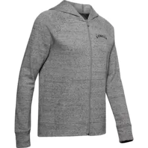 Image of Under Armour Rival Terry Full Zip Hoodie Ladies - Grey