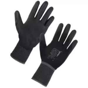 Image of St 28771 Glove, Pu Coated, Nylon, Black, Small