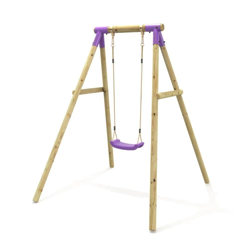 Image of OutdoorToys Single Swing Set - Solar Purple Purple Unisex