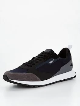 Image of Hugo Boss Icelin Runner Trainers Open Blue Size 9 Men