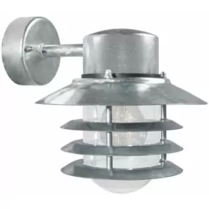 Image of Nordlux Vejers Outdoor Wall Lantern Galvanized, E27, IP54