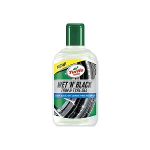 Image of Turtle Wax Wet 'n' Black Trim & Tyre Gel 300ml