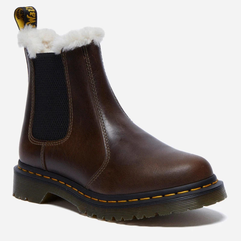 Image of Dr. Martens 2976 Leonore - Dark Khaki Orleans Boot brown EU 36 Women