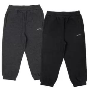 Image of Slazenger 2 Pack CH Fleece Pants Infant Boys - Black