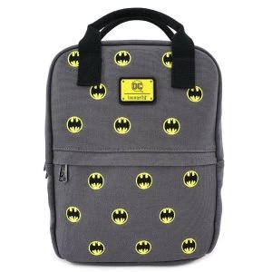 Image of Loungefly DC Comics Dc Batman Canvas Embriodered Backpack