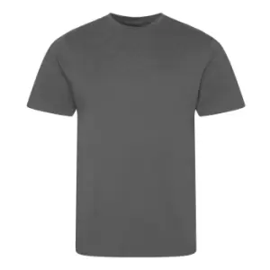 Image of Ecologie Mens Organic Cascades T-Shirt (S) (Charcoal)
