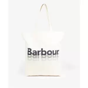 Image of Barbour Logo Cotton Tote Bag - Beige