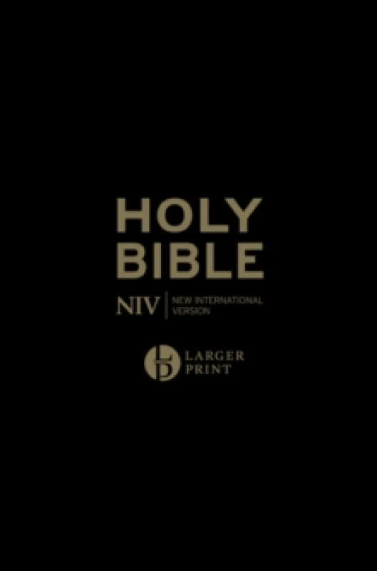 Image of NIV Larger Print Personal Black Leather Bible Paperback / softback