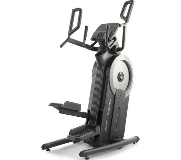 Image of PROFORM Trainer HL Smart Bluetooth Elliptical Machine - Black & Silver/Grey,Black 043619794137