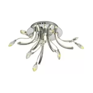 Image of Small Celing, 6 x 2W LED, 3000K, 580lm, Polished Chrome - Luminosa Lighting
