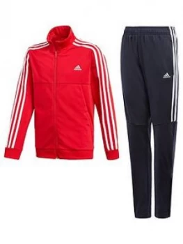 Image of Adidas Boys Tiro Tracksuit - Red