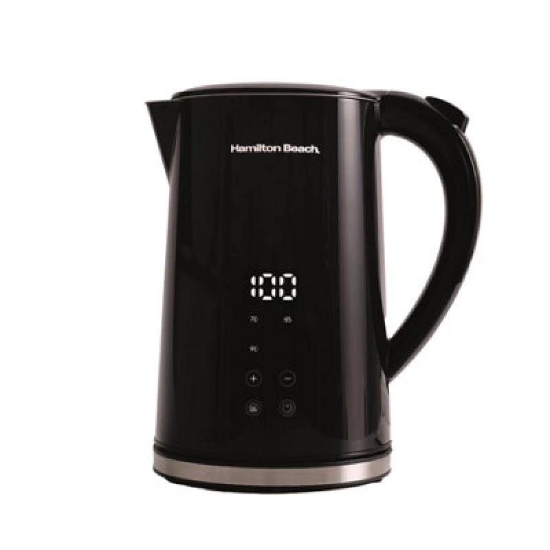 Image of Hamilton Beach Electric Kettle Flexicontrol Variable Temp 1.7L Black