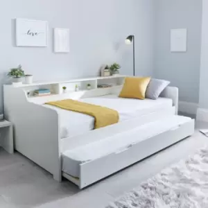 Image of Tyler White Guest Bed and Trundle