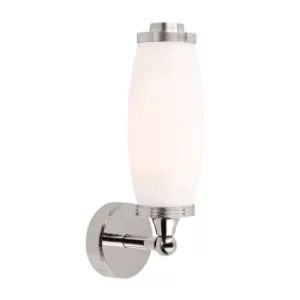 Image of Eliot 1 Light Bathroom Wall Light Polished Chrome IP44, G9