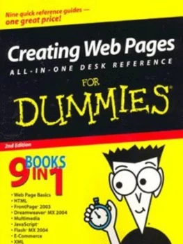 Image of Creating Web Pages All-in-One Desk Reference for Dummies Paperback