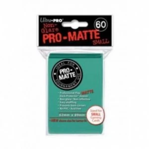 Image of Ultra Pro Matte Small Aqua 60 Sleeves DPD 10 Packs