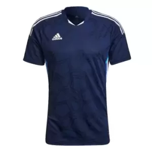 Image of adidas Condivo 22 Match Day Jersey Mens - Team Navy Blue 2 / White