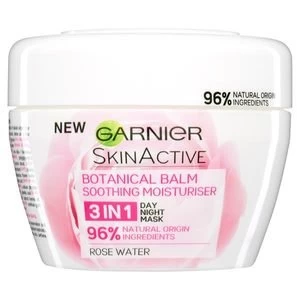 Image of Garnier Natural 3 in 1 Soothing Rose Botanical Balm 140ml