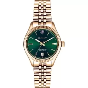 Image of Ladies Gant Gant Sussex-IPG Green-Metal IPG Watch Watch