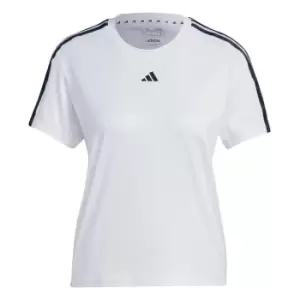 Image of adidas AEROREADY Train Essentials 3-Stripes T-Shirt Women - White