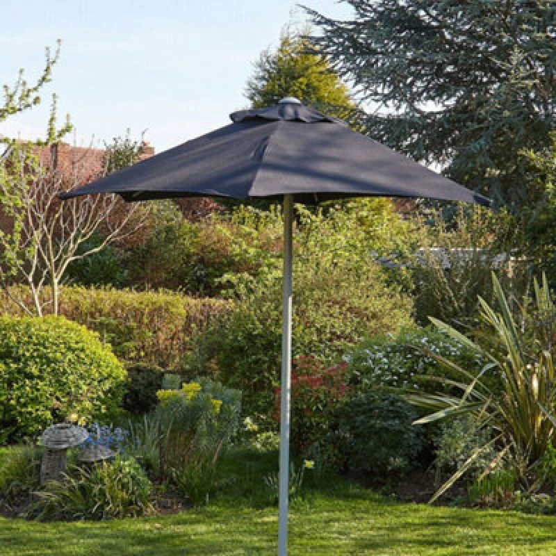 Image of Home Source Gozo 2M Garden Outdoor Parasol Black